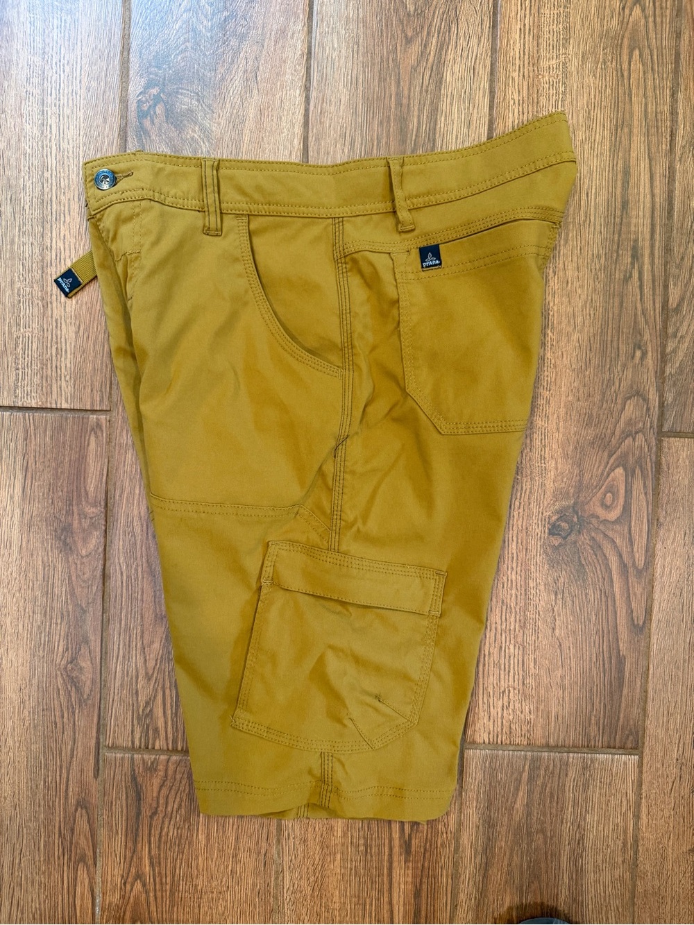 Prana Men's Cargo Shorts 12” — Mustard / men’s 31